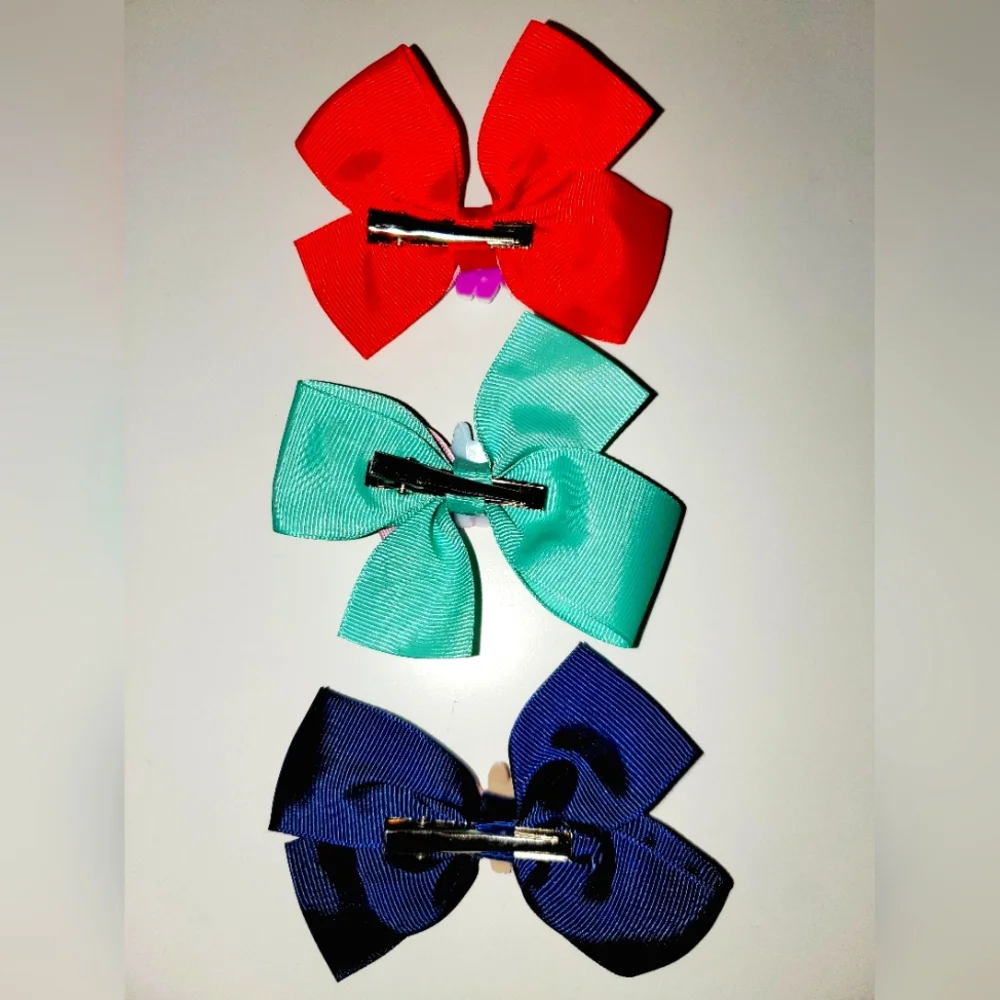 Bundle Of 3 Beautiful Inspired Labubu Monster Alligator Hair Clips NWOT